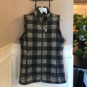 Calvin Klein grey plaid vest